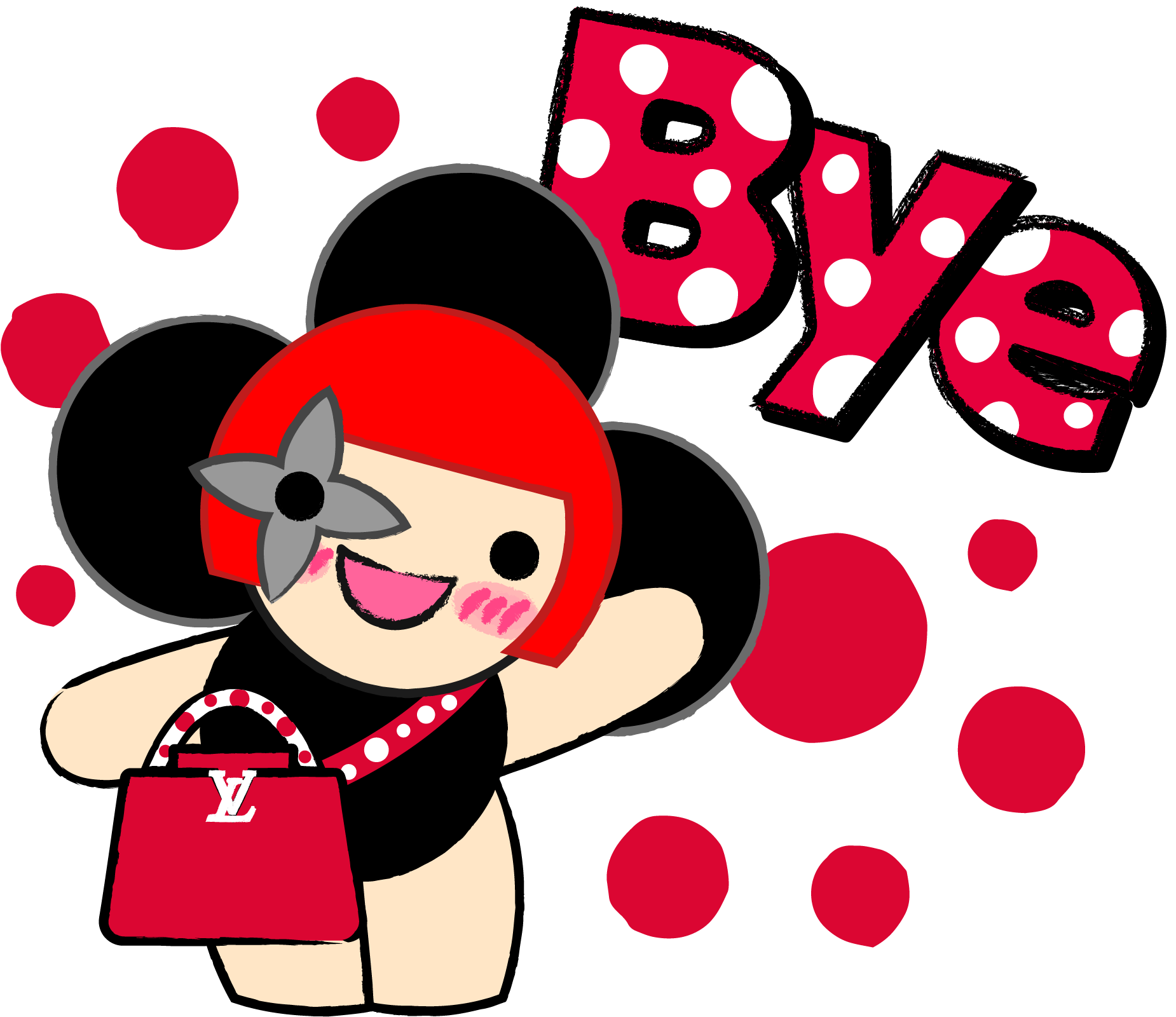 LINE Stickers LOUIS VUITTON - VIVIENNE STICKERS Free Download (Preview with  GIF Animation)